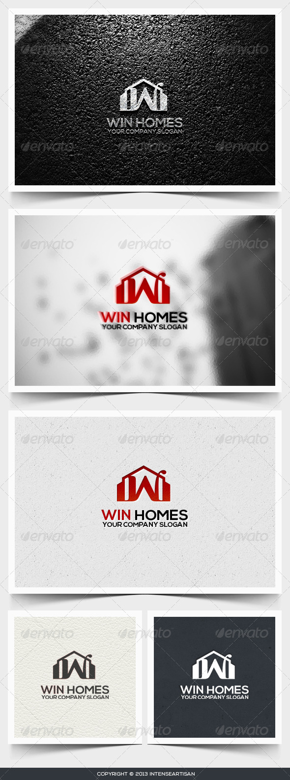 Win Homes Logo Template - Buildings Logo Templates