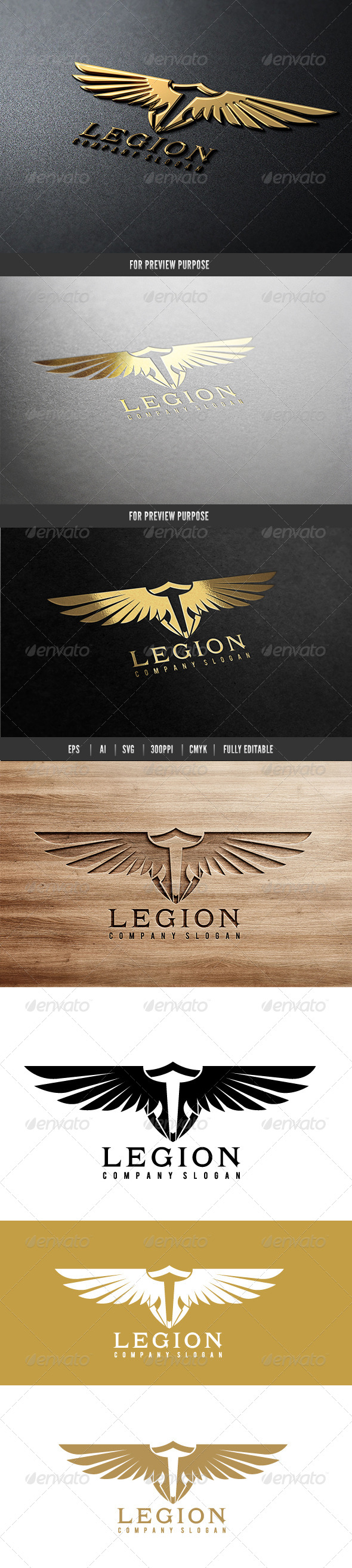 Legion - Crests Logo Templates