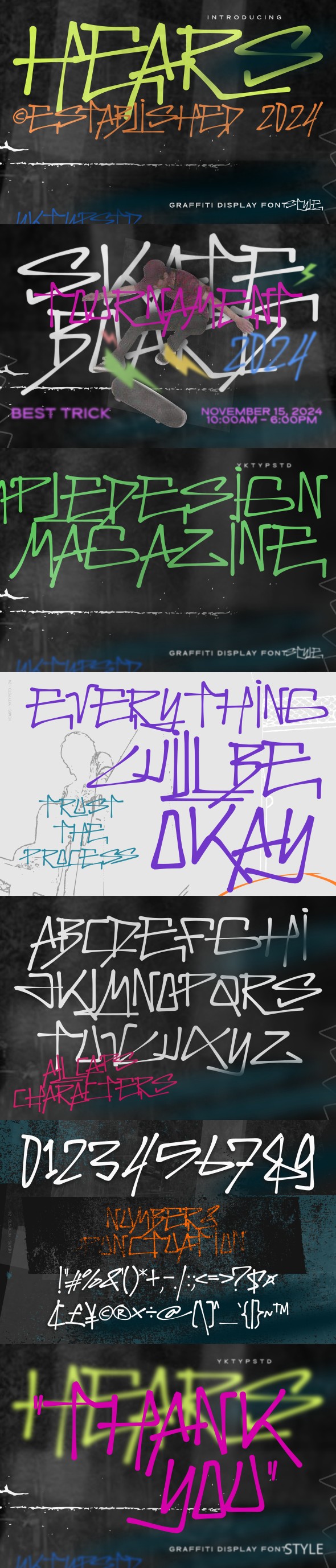 Hears - Graffiti Font