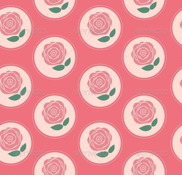 Floral Seamless Pattern Background for Wedding - Valentines Seasons/Holidays