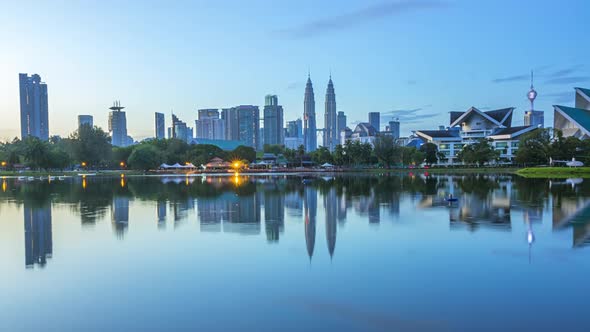 Dawn in Kuala Lumpur