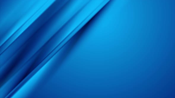 Blue Smooth Diagonal Abstract Stripes 