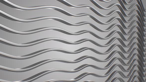 Metal wavy lines 