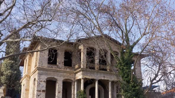 Istanbul Prince Islands Ruined House Aerial View 6 alt