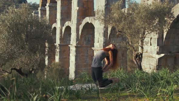 Yoga warm up stretching before yoga routine alt