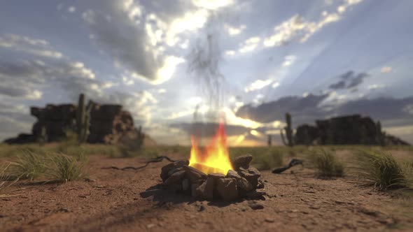 Campfire In The Desert alt