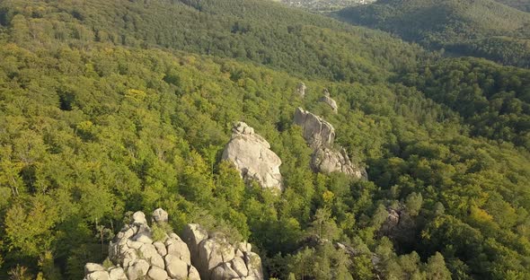 Dovbush Rocks in Bubnyshche - a Legendary Place, the Ancient Cave Monastery in Fantastic Boulders alt
