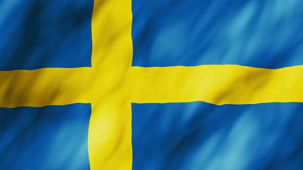 4k Flag of Sweden