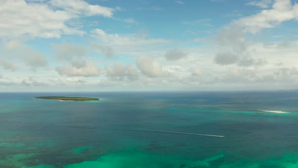 Blue Sea and Clouds in the Philippines alt