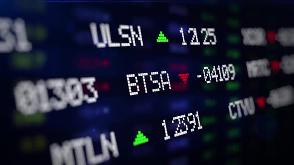 Stock Market Exchange Data Board