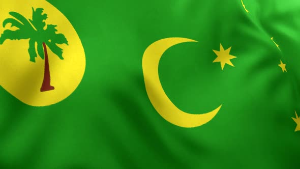 The Cocos (Keeling) Islands Flag alt