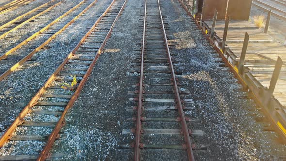 Rail with Railroad Railway Leading Lines alt