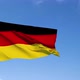 German Flag Against the Sky - VideoHive Item for Sale