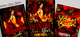 Valentines Flyer Templates