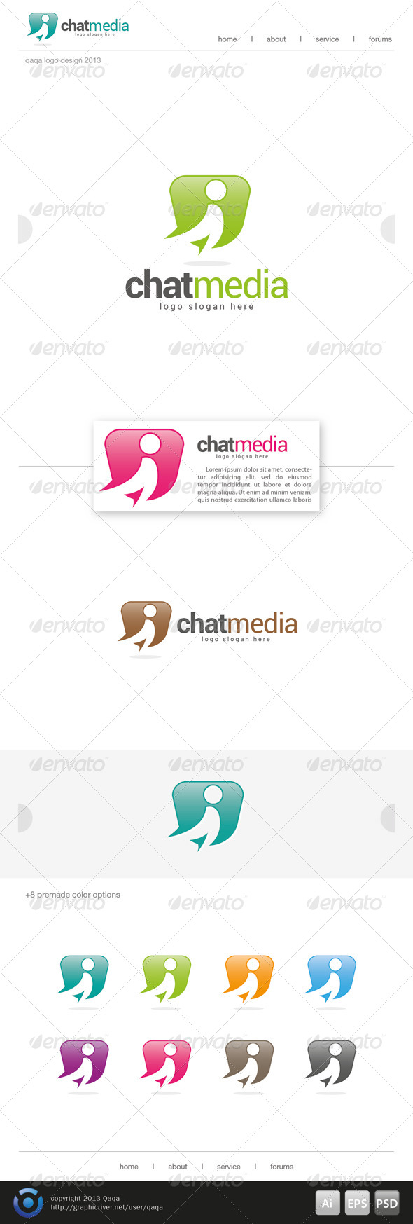Chat Media Logo - Logo Templates