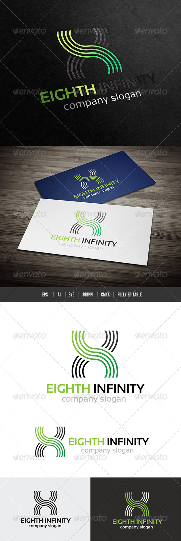 Infinity 8 - Numbers Logo Templates