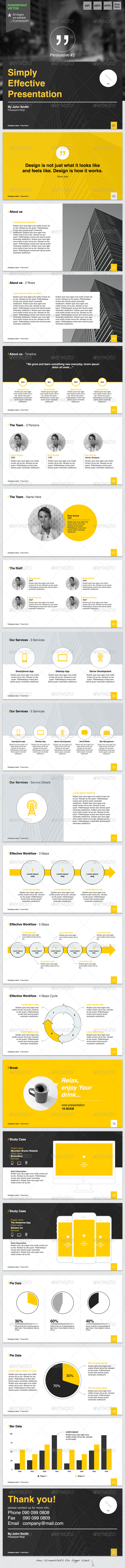 Persuasive #2 - Powerpoint Template - PowerPoint Templates Presentation Templates