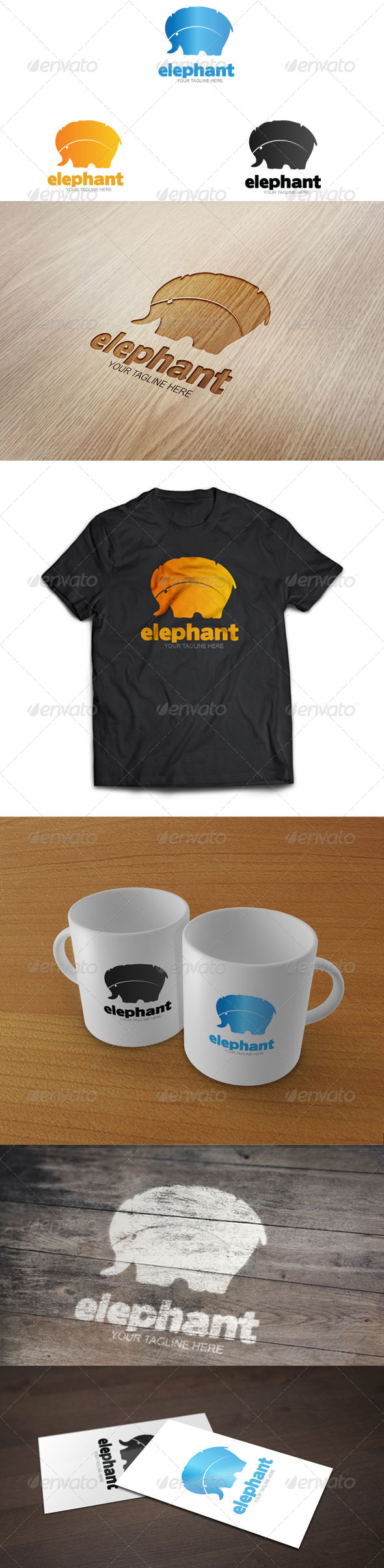 Elephant - Logo Template - Animals Logo Templates