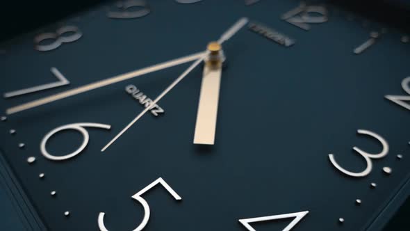 Wall Clocks Running. Quartz 2