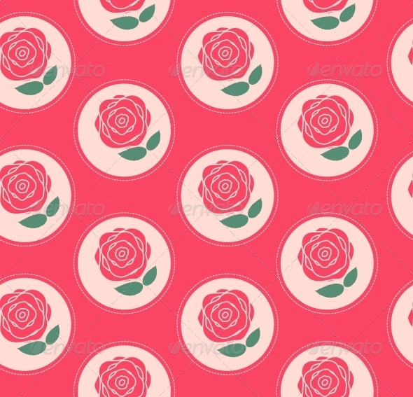 Floral Seamless Pattern - Valentines Seasons/Holidays