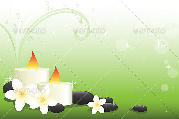 Spa Background - Backgrounds Decorative