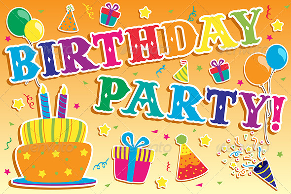 Birthday Party Invitation - Birthdays Seasons/Holidays