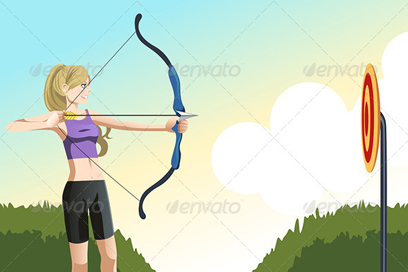 Archer Woman - Sports/Activity Conceptual