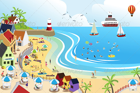 Beach Town - Seasons/Holidays Conceptual