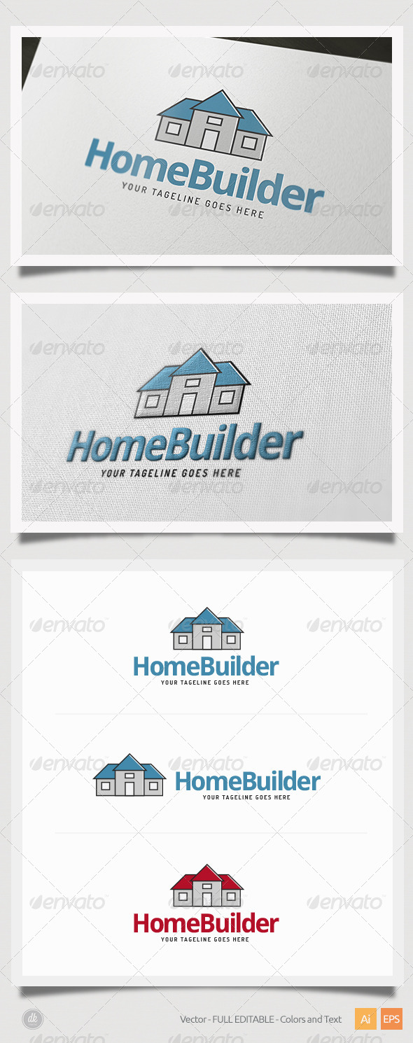 Home Builder Logo - Buildings Logo Templates
