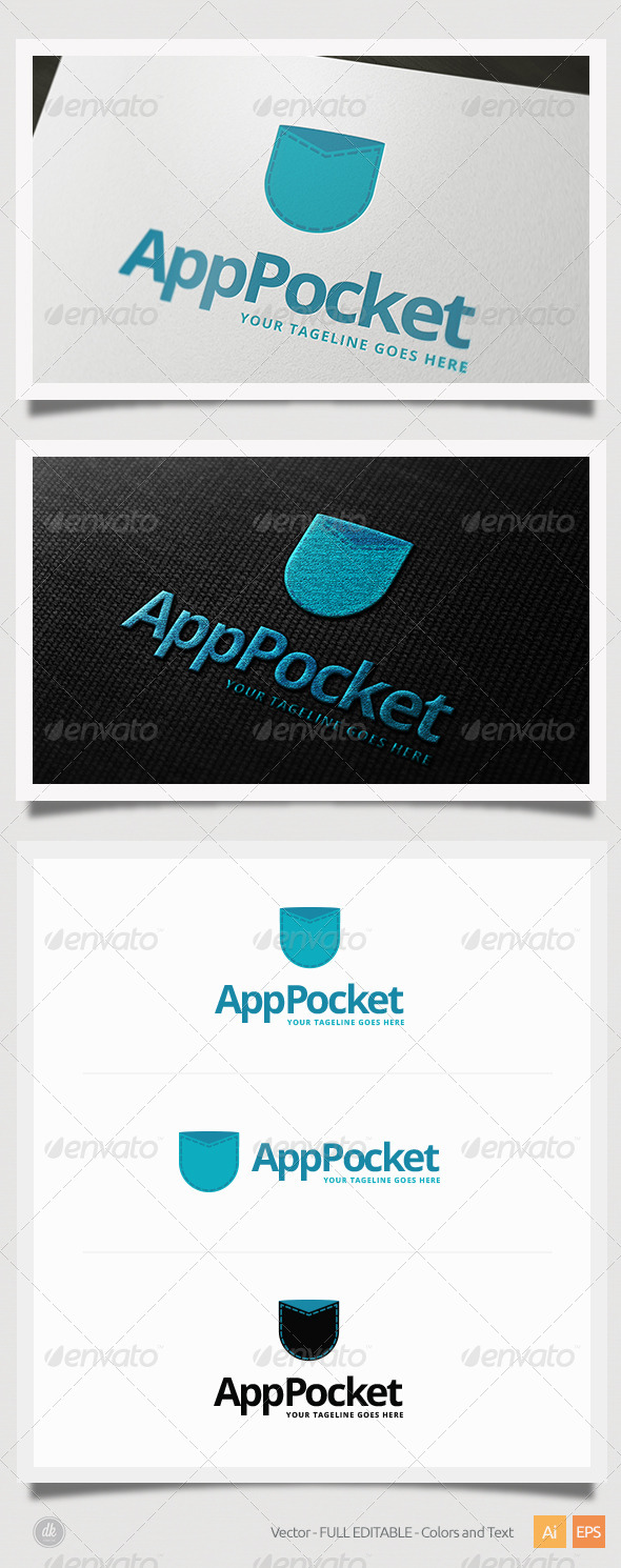 App Pocket Logo - Symbols Logo Templates