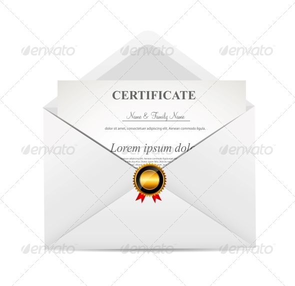 Valentine`s Day Card with Envelope and Heart Vector - Valentines Seasons/Holidays