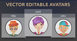 Vector avatars