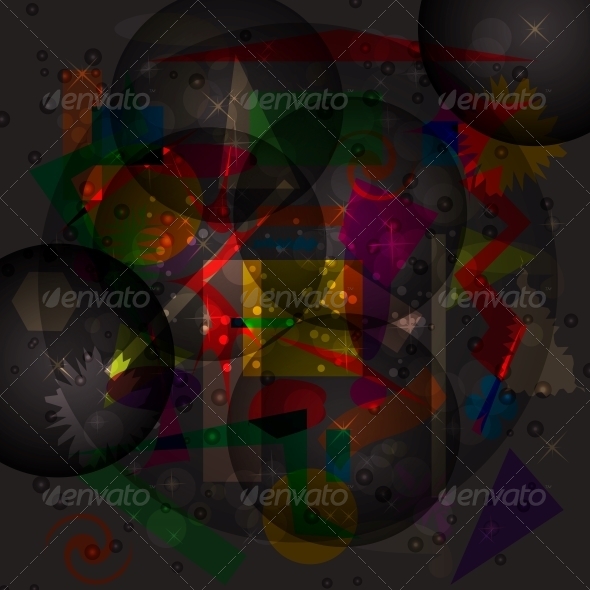 Abstract Hypnotic Background - Vector - Abstract Backgrounds