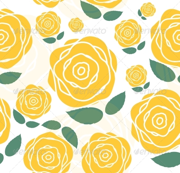 Floral Seamless Pattern Background for Wedding and - Valentines Seasons/Holidays