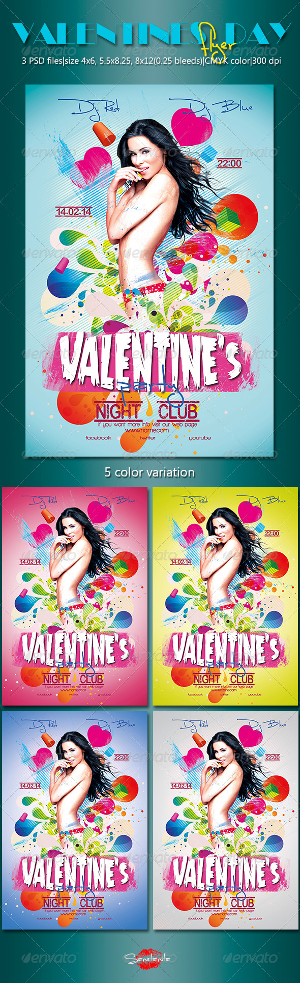 Valentine's Day Flyer 2 - Holidays Events