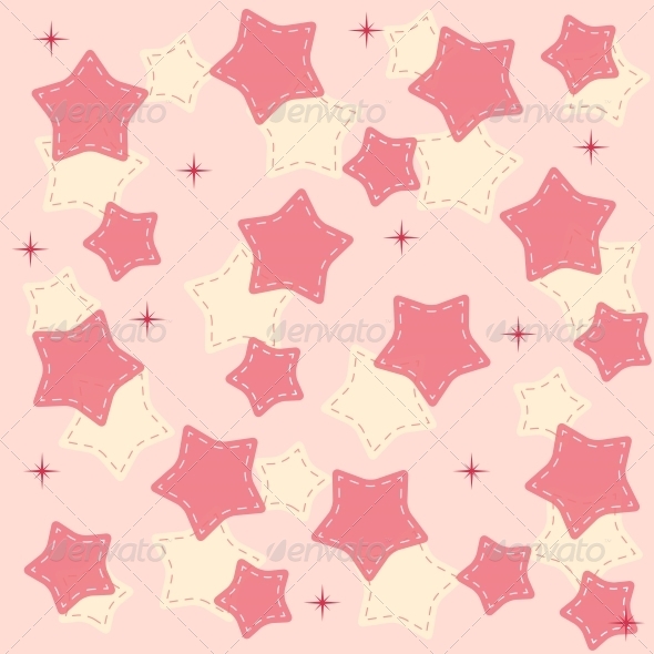 Pin Stars Background Vector - Christmas Seasons/Holidays