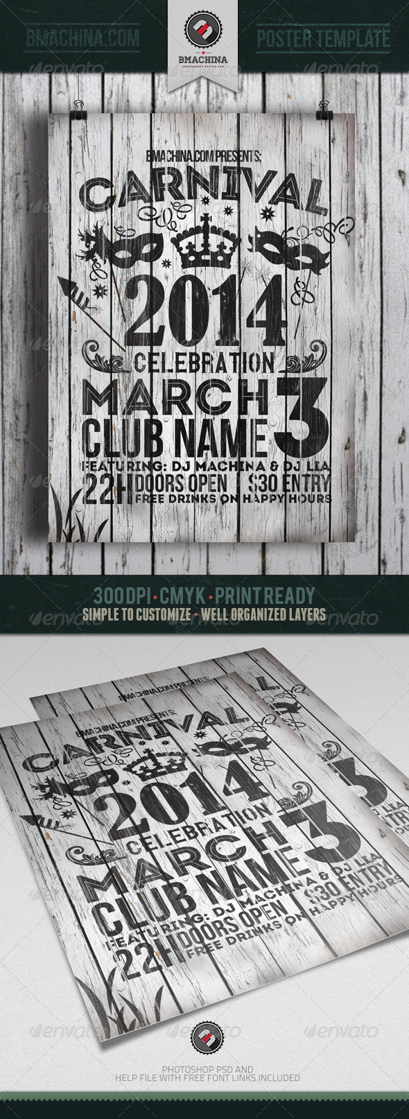Carnival Celebration Flyer Template - Events Flyers
