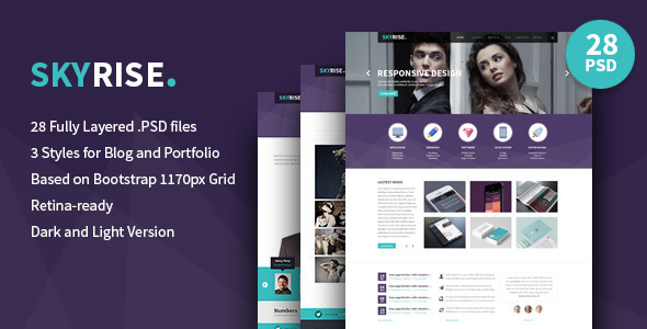 Skyrise - Business PSD Template