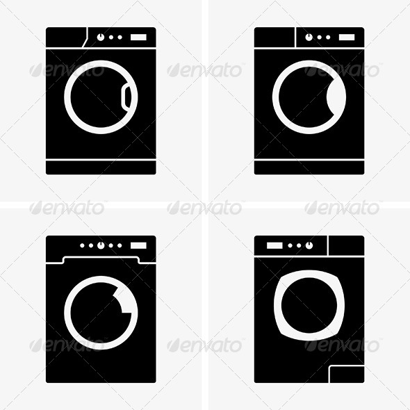 Washing Machines - Man-made Objects Objects