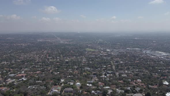 Aerial View of Johannesburg Residential Area