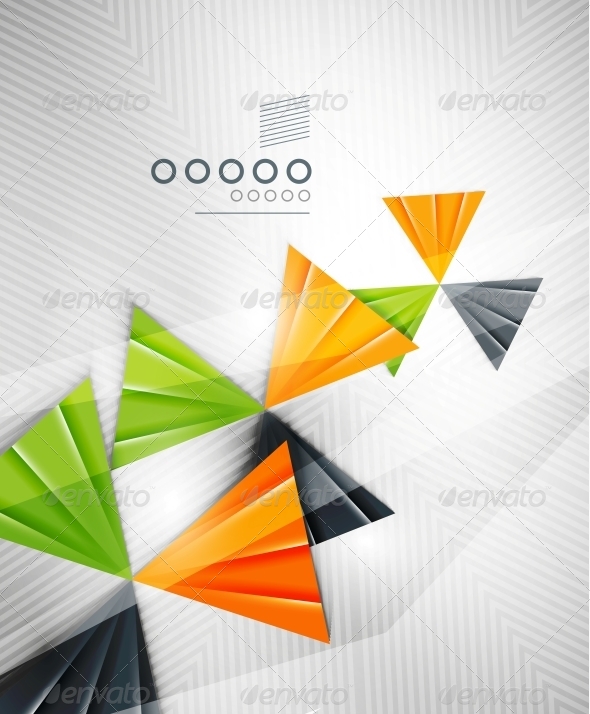 Geometric Shape Abstract Triangle Background - Web Technology