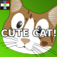Cartoon Cat Meow Emotions