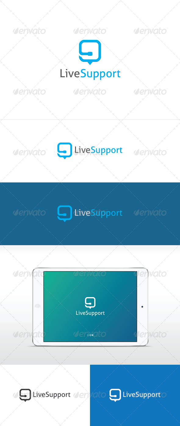Live Support - Objects Logo Templates