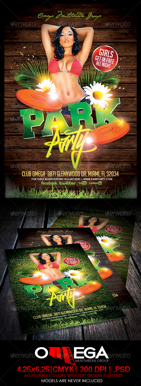 Park Party - Events Flyers