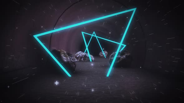 Vj Triangle Tunnel 4k