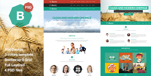 Baciro - Creative - ThemeForest 6514467