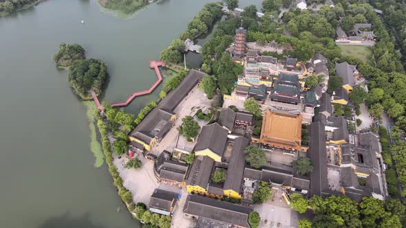 Temples Aerial View in Zhenjiang, Stock Footage | VideoHive