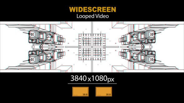 WideScreen Wireframe Sci Fi 02