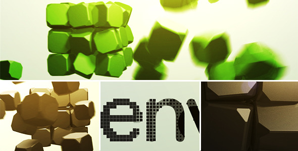 3D Cubes Formation - VideoHive 6516507