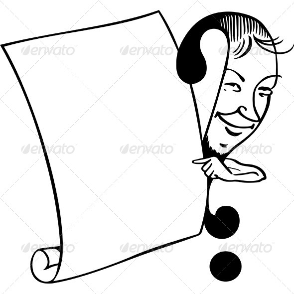 Question Person - Decorative Symbols Decorative